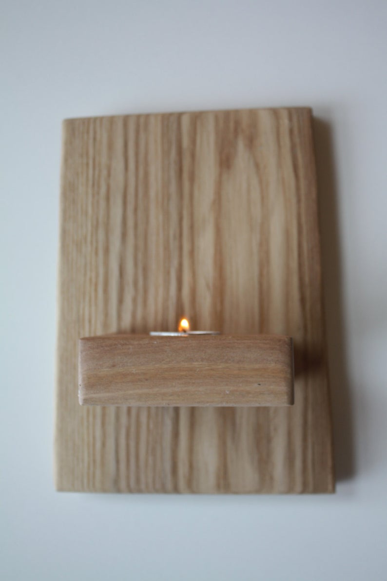 1 - 2 wall sconce with candle