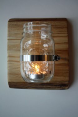 2 - 4 wall sconce with candle