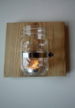 2 - 5 wall sconce with candle