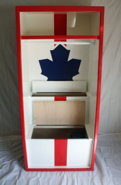 2 Toronto Maple Leafs themed dressing station