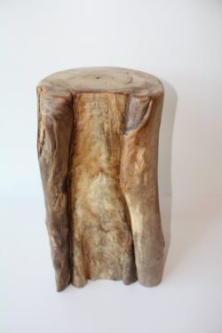 2 maple stump stool end table or plant stand