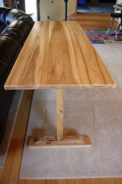 2 mission style bar height table