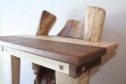2 spalted side or telephone table