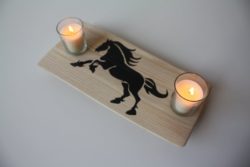3 - 6 horse hand painted