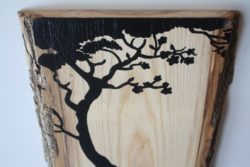 4 - 1 tree hand painted