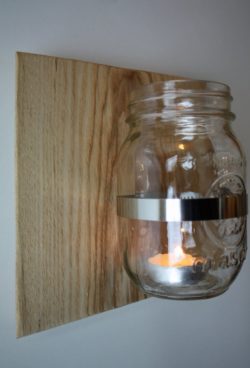 5 - 5 wall sconce with candle