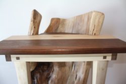 5 spalted side or telephone table