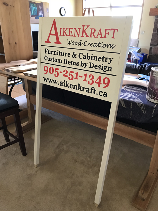AikenKraft Sign - Handpainted 1