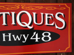 Antiques on 48 Sign 3