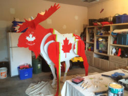 Canada Flag Moose 3 - 4