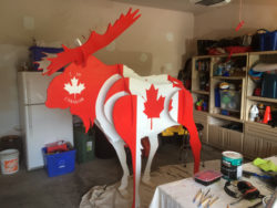 Canada Flag Moose 3 - 5