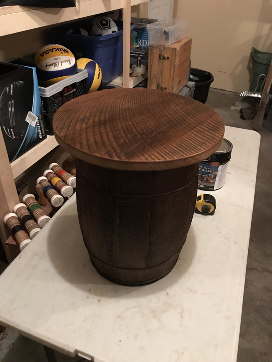Barrel Side Table 1