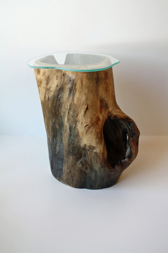 Hollow Log Side Table 2 - 1