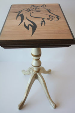 Side Table Horse Head Pic 2