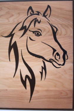 Side Table Horse Head Pic 5