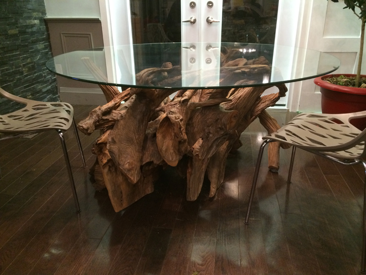 Table Base - Driftwood 1