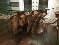 Table Base - Driftwood 2