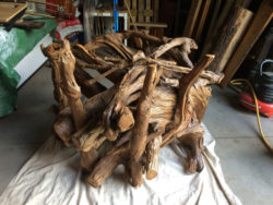 Table Base - Driftwood 4