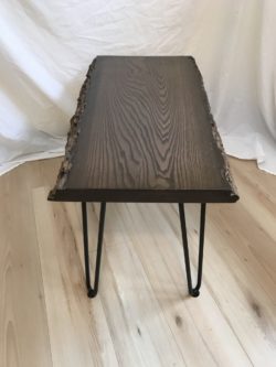 Table - Coffee Ash with Hairpin Legs 2