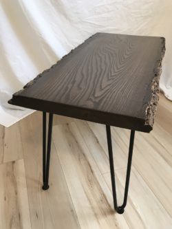Table - Coffee Ash with Hairpin Legs 3