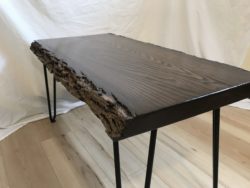 Table - Coffee Ash with Hairpin Legs 5