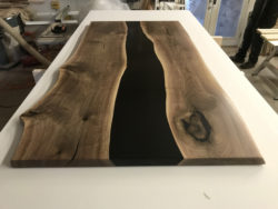Table - Coffee Walnut and Epoxy River Table 3