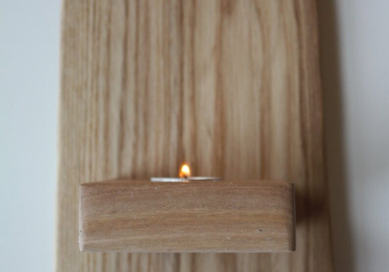 1 - 2 wall sconce with candle
