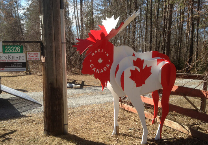 Canada Flag Moose 1