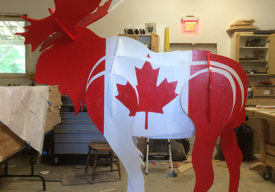 Canada Flag Moose 2 - 1
