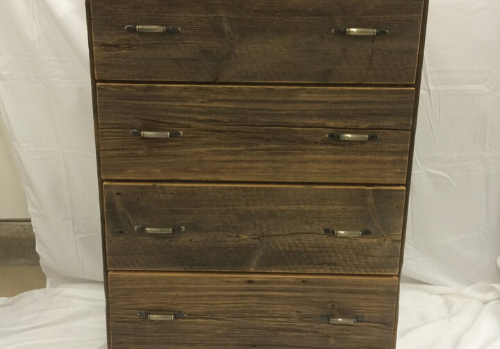 Dresser - 4 Drawer - Rustic 1