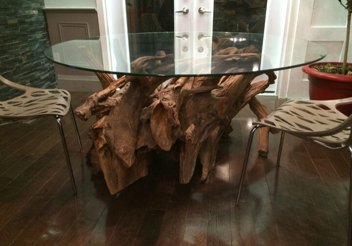 Table Base - Driftwood 1