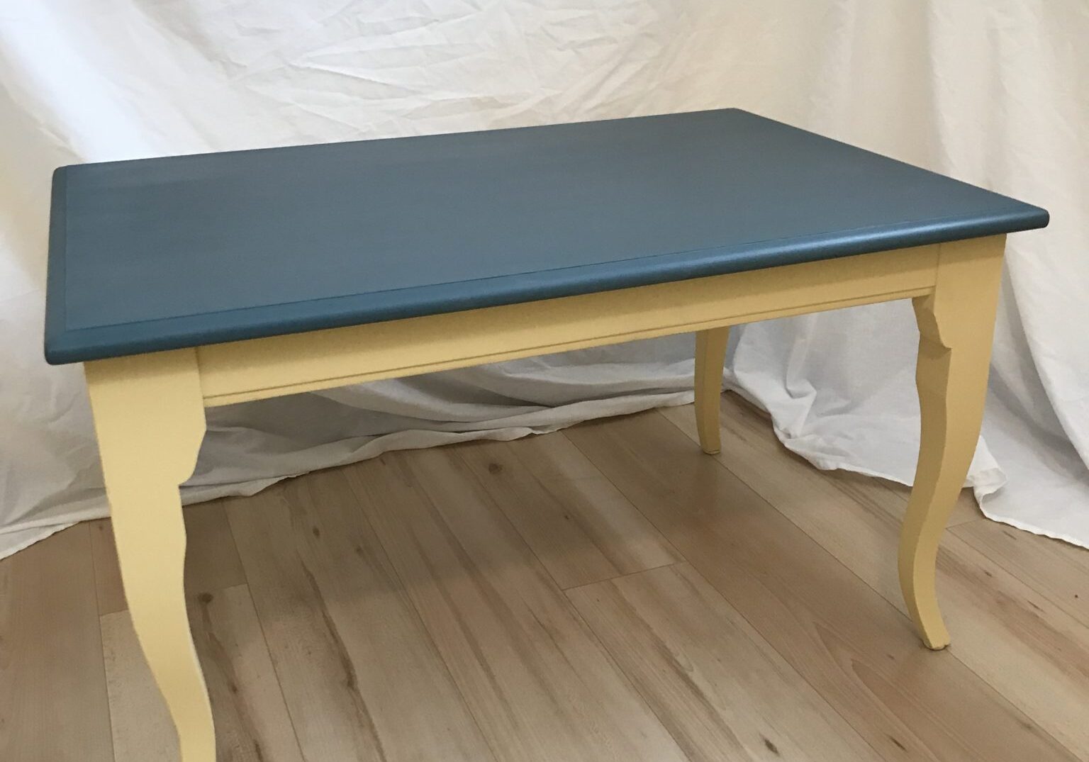 Table - Coffee Repurposed Mineral Blue 1